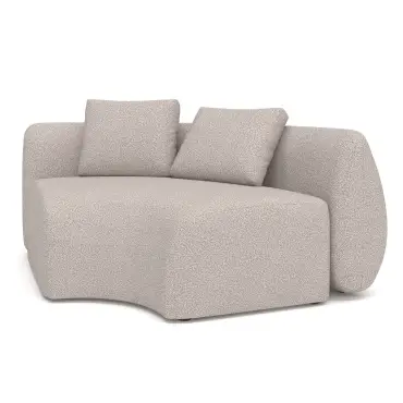 Fabric Monte Carlo Large Corner Sofa Set with Armchair