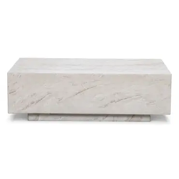 Fabric Cannes Large Corner Sofa Set - Rectangular Marble Effect Coffee Table