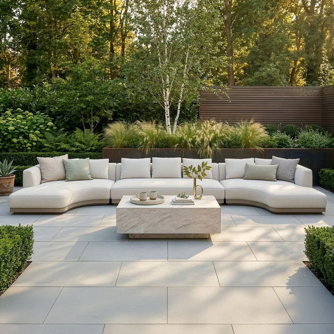 Fabric Lyon Large U Shape Sofa Set