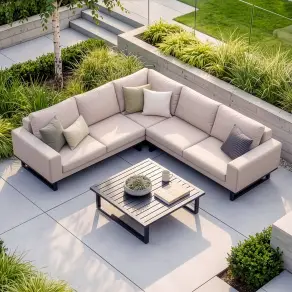 Fabric Ethos Corner Sofa Set