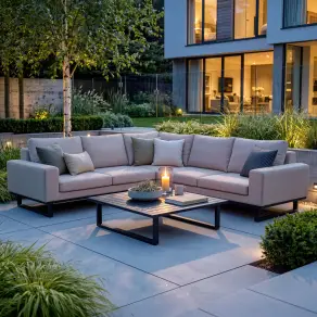 Fabric Ethos Corner Sofa Set