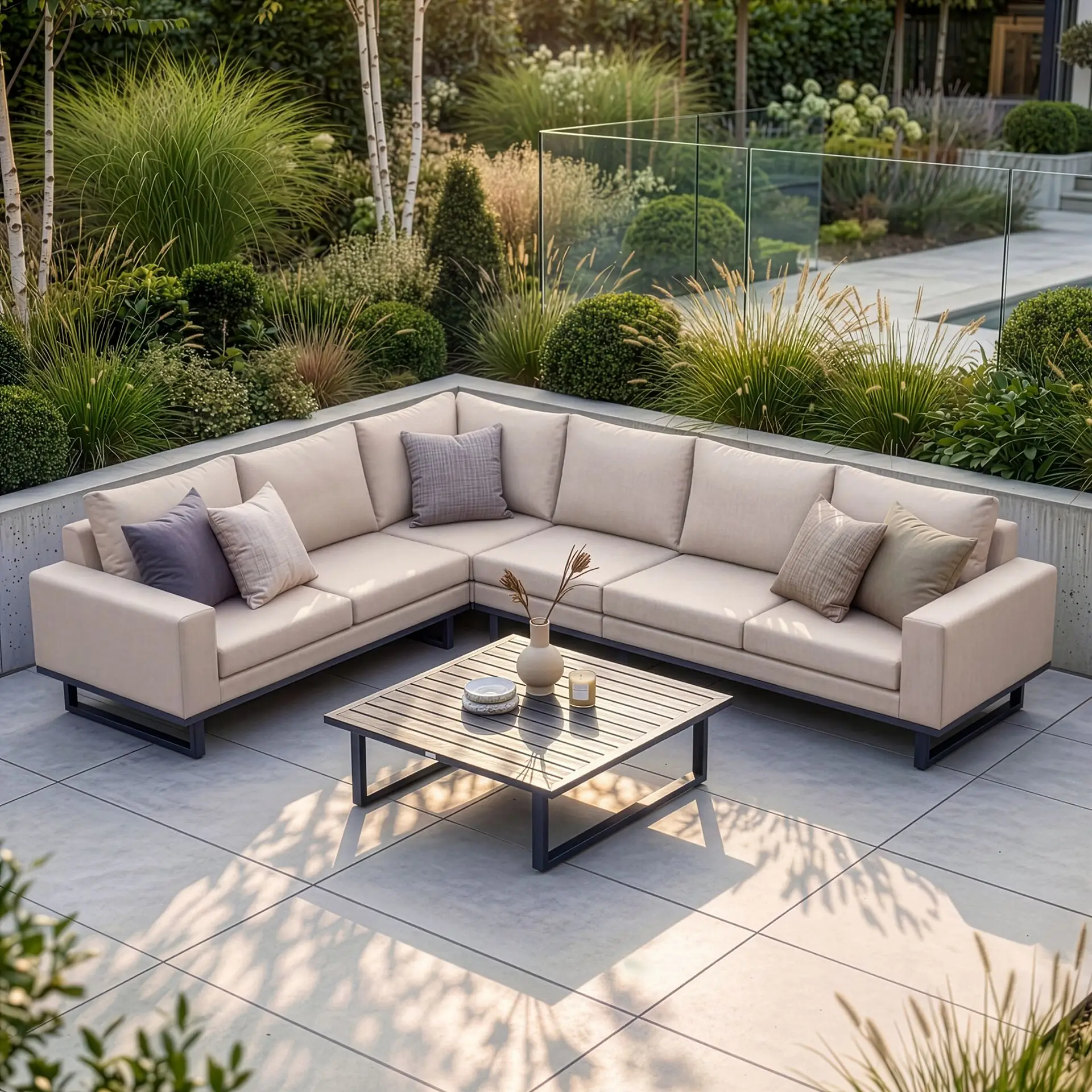 Fabric Ethos Large Corner Sofa Set