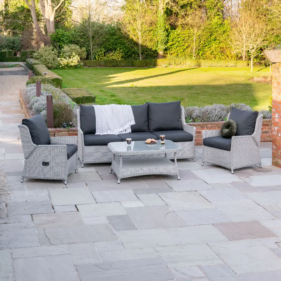 Talia Grande Rattan 3 Seater Sofa Set Lounging Set
