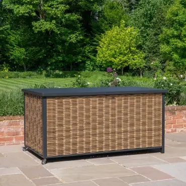Caleb Rattan Aluminium Storage Box