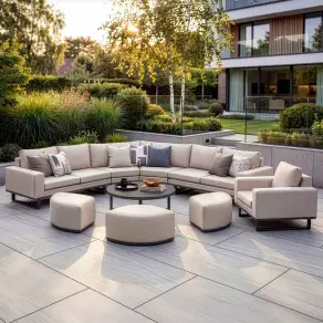 Fabric Ethos Grande Corner Sofa Set & Armchair