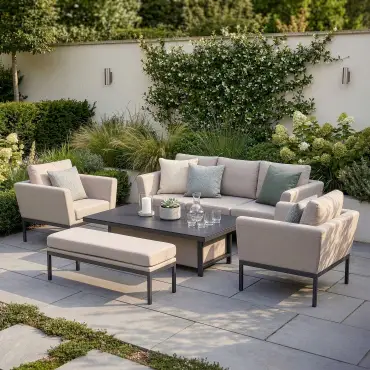 Pulse 3 Seat Sofa Set with Rising Table