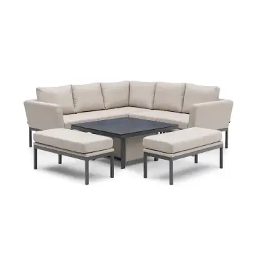 Pulse Square Corner Dining Rising Table
