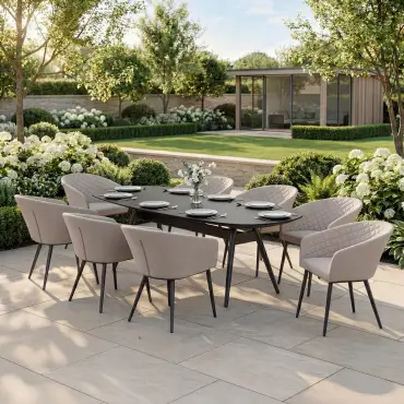 Ambition 8 Seat Oval Dining Set