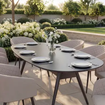 Ambition 8 Seat Oval Dining Set