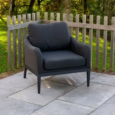 Duke x2 Fabric Lounging Armchairs