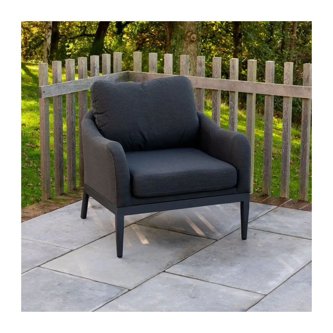 Duke Fabric Lounging Armchair