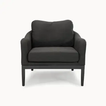 Duke x2 Fabric Lounging Armchairs
