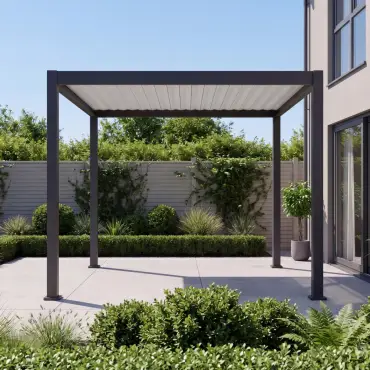 Umbra Aluminium Metal Fixed Roof Carport - 4m x 3m Free Standing