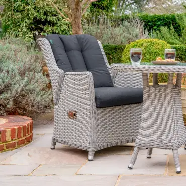 Talia 2 Seat Rattan Bistro Set - Round Table