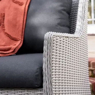 Talia Rattan 2 Seater Sofa Lounging Set