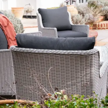 Talia Rattan 2 Seater Sofa Lounging Set