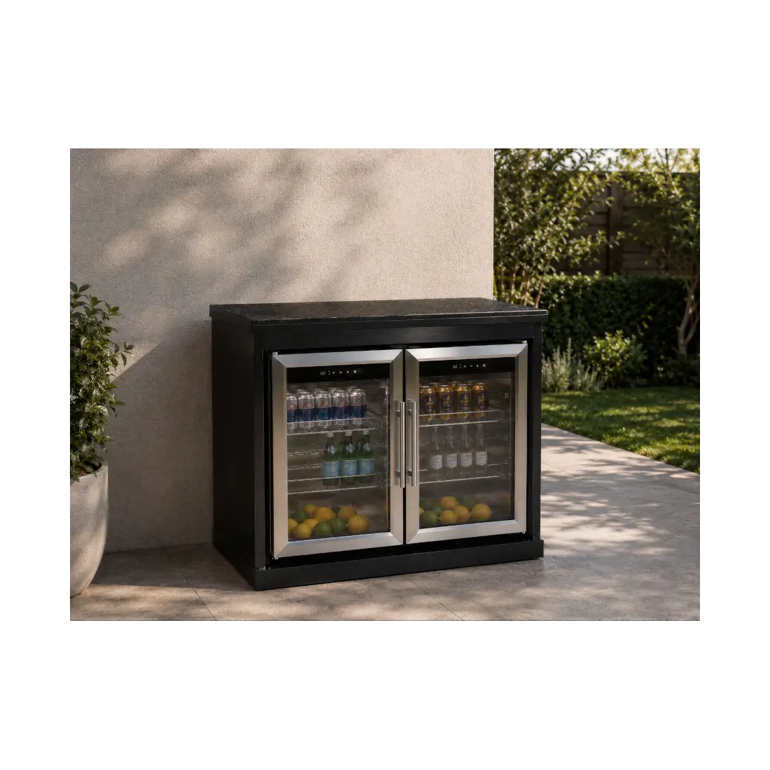 Premium Outdoor Kitchen Double Fridge Unit - Oasis Range
