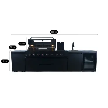 Nova Assado BBQ Outdoor Kitchen