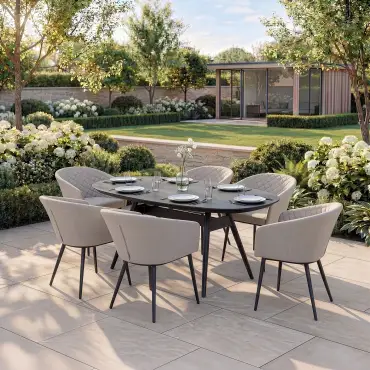 Ambition 6 Seat Oval Dining Set