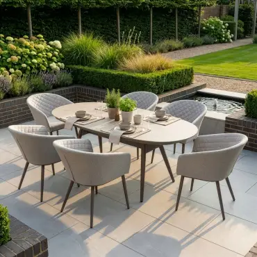Ambition 6 Seat Oval Dining Set