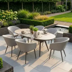 Ambition 6 Seat Oval Dining Set