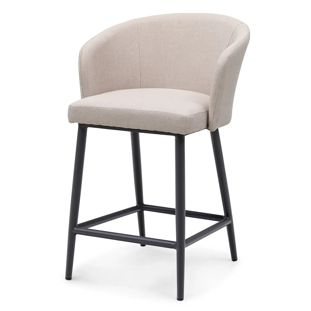 Zen Outdoor Fabric x2 Low Bar Stools