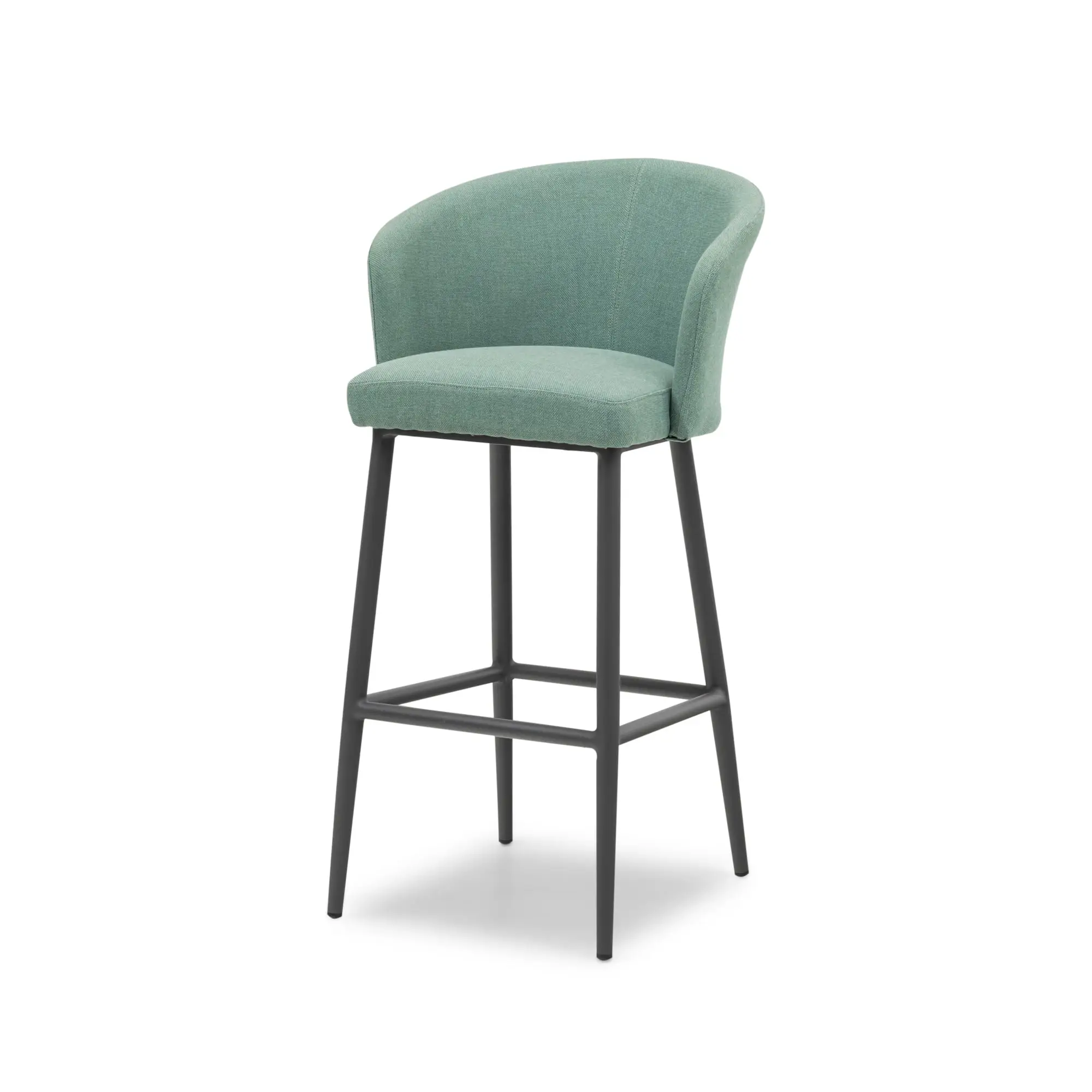Fabric High Zen Bar Stool