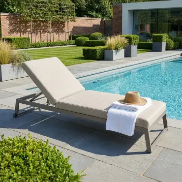 Fabric Allure Sunlounger