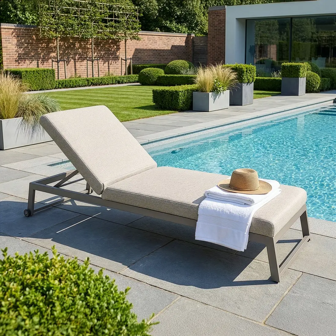 Fabric Allure Sunlounger Fabric Allure Sunlounger
