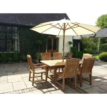 Malvern teak dining Special set 3