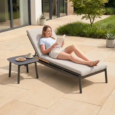 Monti Aluminium Sun Lounger