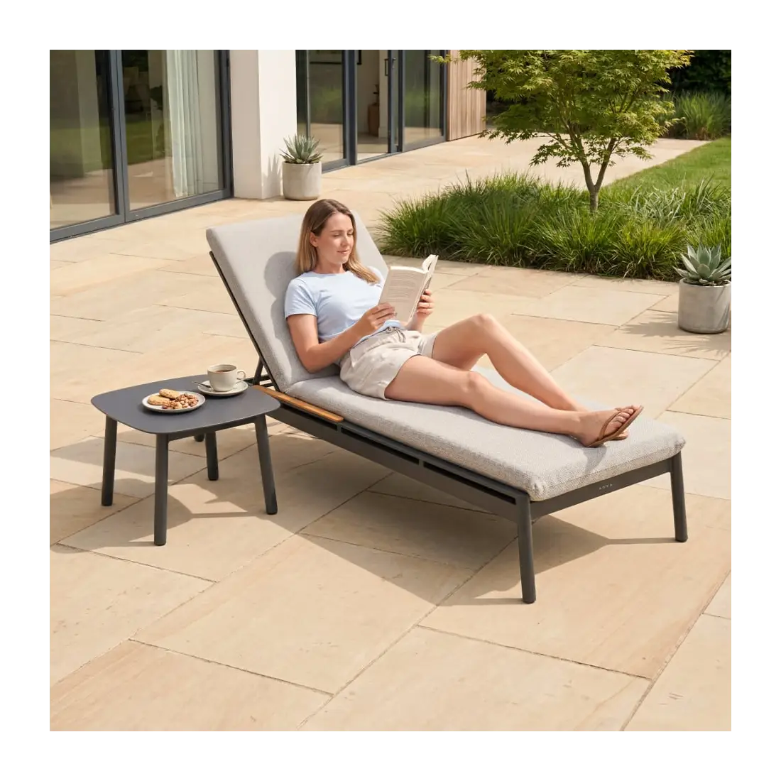 Monti Aluminium Sun Lounger Monti Aluminium Sun Lounger