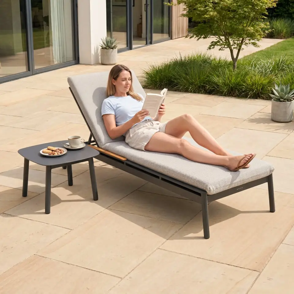 Monti Aluminium Sun Lounger