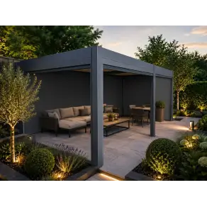 Eclipse 5 X 3.5m LED Motorised Pergola | Free Standing