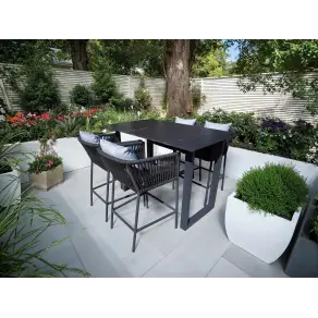 Aruba 4 Chair Bar Dining Set