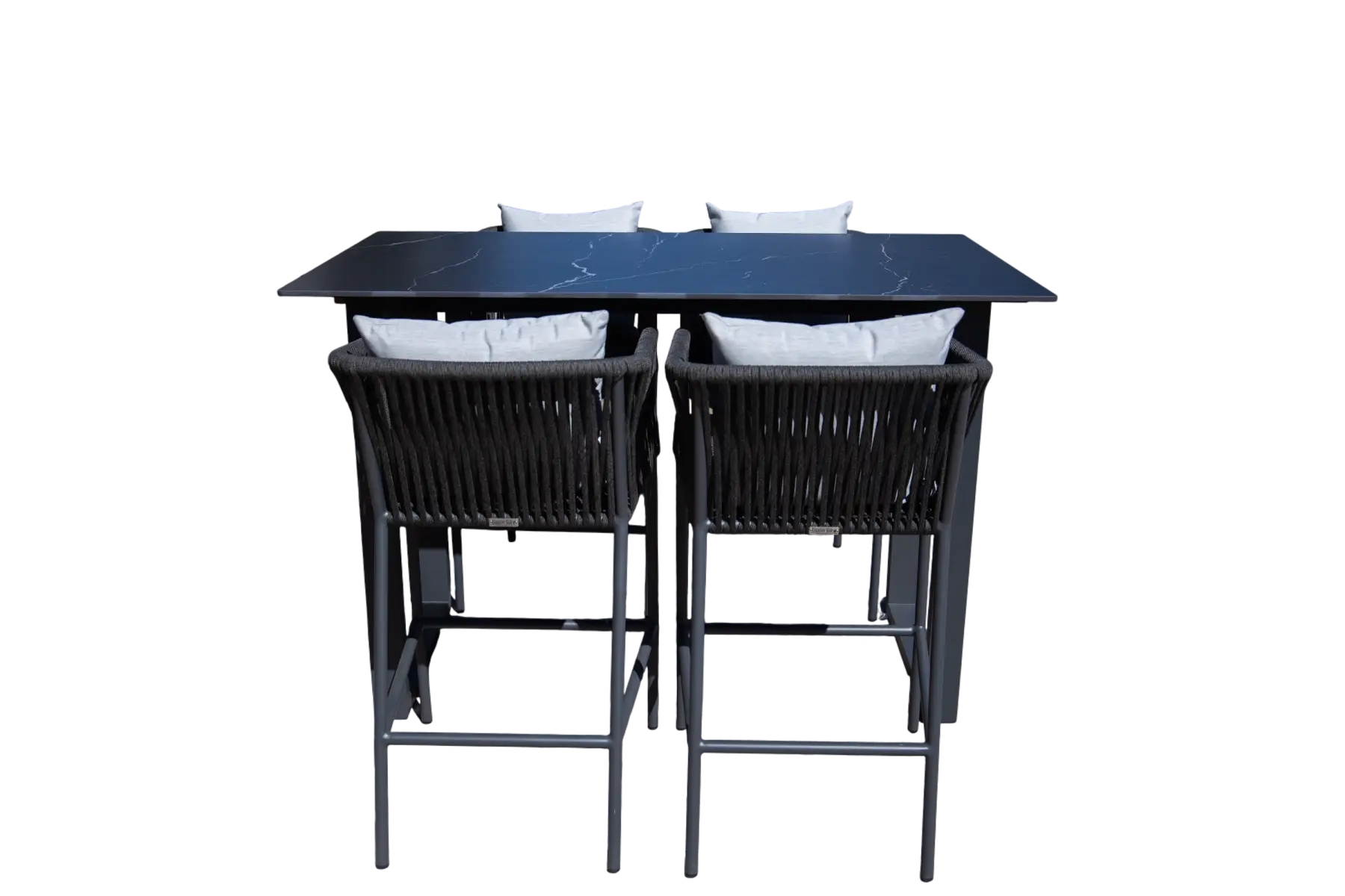 Aruba 4 Chair Bar Dining Set