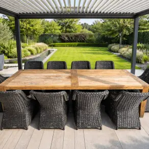 Thornbury 10-Chair Luxury Dining Set | Premium Outdoor Dining