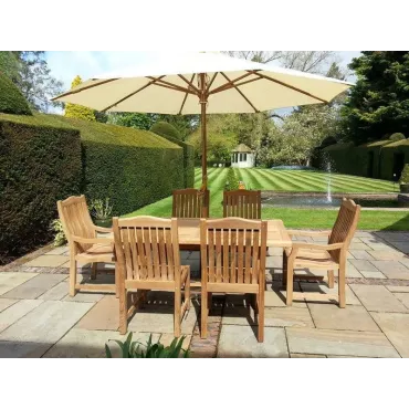 Malvern teak dining Special set 3