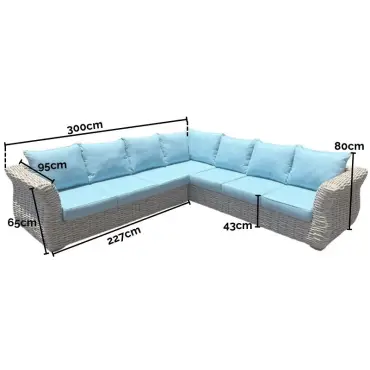 Fiji Wave Corner Unit - Extra Large