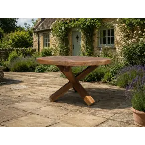 Mexico Table chunky reclaimed teak outdoor garden furniture