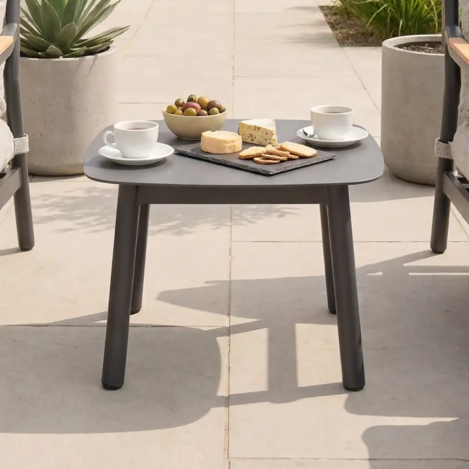 Monti Aluminium Wood 5 Piece Lounging Set