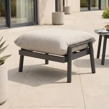 Monti Aluminium Wood 5 Piece Lounging Set