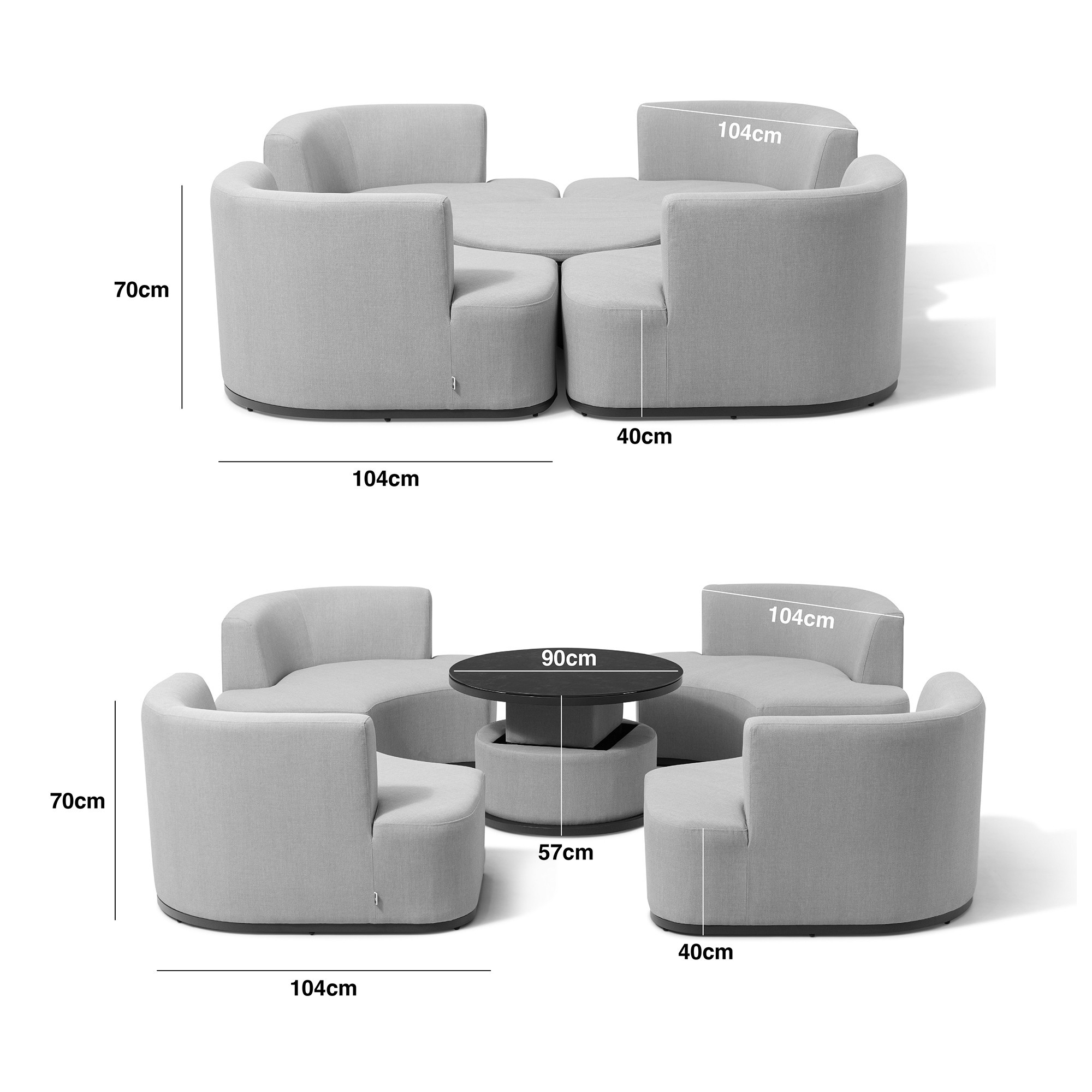 Snug Lifestyle Suite with Rising Table