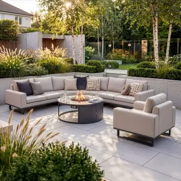 Fabric Ethos Grande Corner Sofa Set & Armchair
