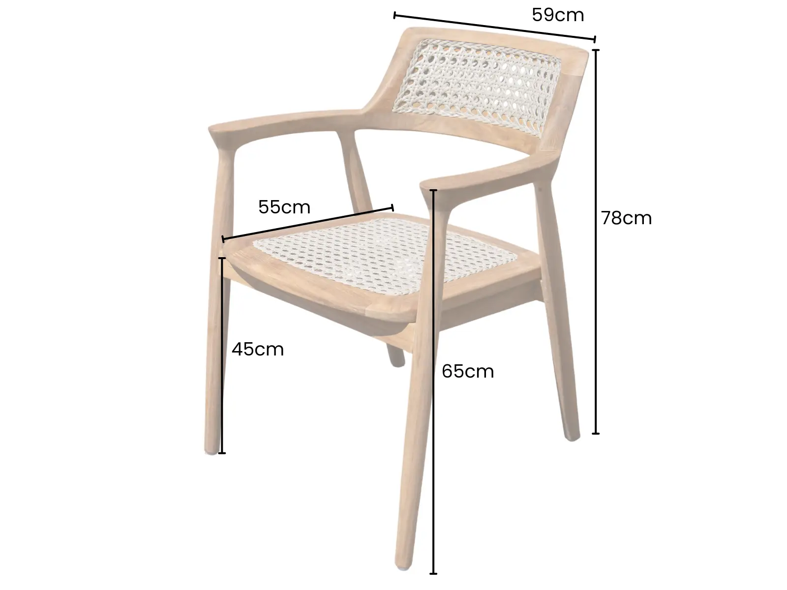 Pedro Reclaimed Teak Dining Chairs x 4