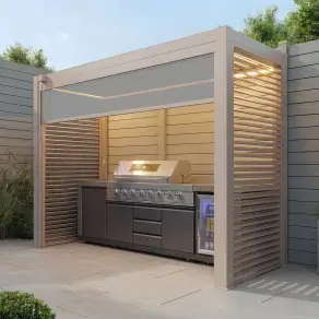 Como Freestanding BBQ Shelter 2