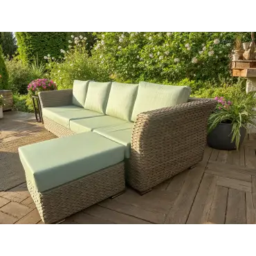 Montana Rattan 4 Seater Double Sofa Suite