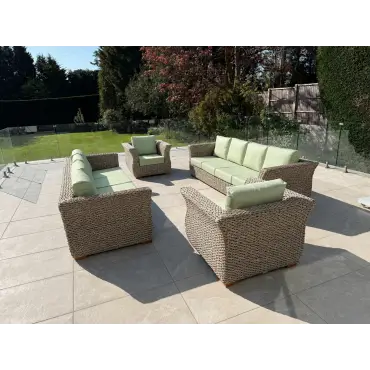 Montana Rattan 4 Seater Double Sofa Suite