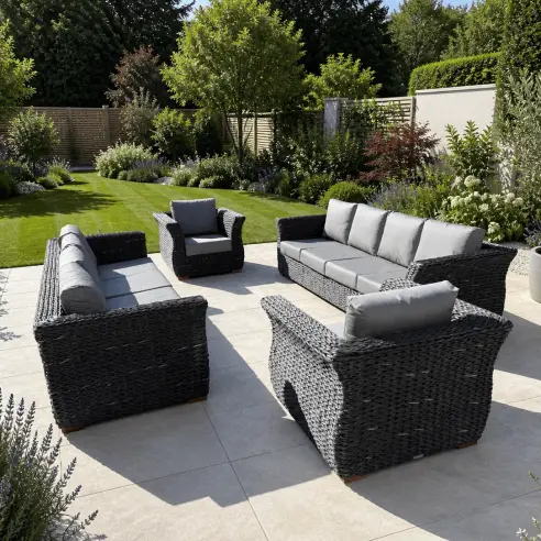 Montana Rattan 4 Seater Double Sofa Suite Montana Rattan 4 Seater Double Sofa Suite