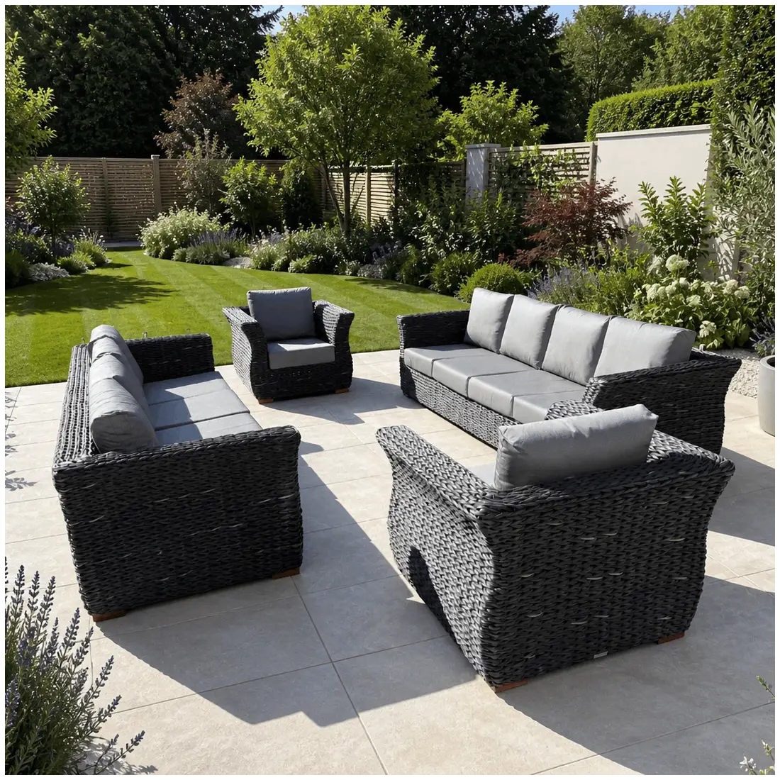 Montana Rattan 4 Seater Double Sofa Suite Montana Rattan 4 Seater Double Sofa Suite